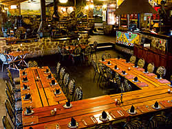 The Carnivore Restaurant near the Cradle of Humankind offers a true African experience.