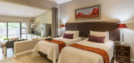 6 self-catering units, centrally situated in the suburb called Queenswood, close to Brooklyn Mall and Hatfield in Pretoria