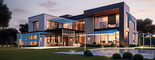 Shade sails, Umbrellas, Pool awnings