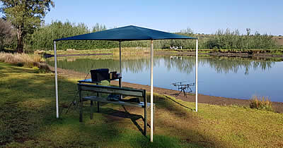 friendly fishing and game resort is situated in the Magaliesburg area.